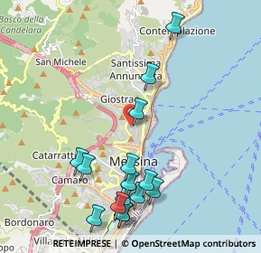Mappa Via Girolamo Di Mari e Vincenzo Di Mari, 98121 Messina ME, Italia (2.56267)
