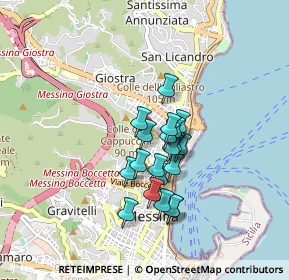 Mappa Via Belvedere, 98121 Messina ME, Italia (0.6995)