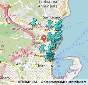Mappa Via Girolamo Di Mari e Vincenzo Di Mari, 98121 Messina ME, Italia (0.6945)