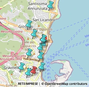 Mappa Via Trapani, 98121 Messina ME, Italia (1.01538)