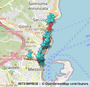 Mappa Via Trapani, 98121 Messina ME, Italia (0.649)