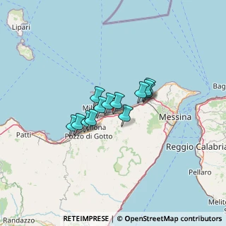 Mappa Area Industriale - Diram. Viaria E, 98042 Pace del Mela ME, Italia (9.13615)