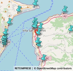 Mappa Via S. Filippo Neri, 89018 Villa San Giovanni RC, Italia (5.2955)