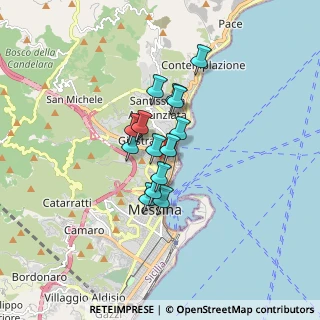 Mappa Via P.to Salvo, 98121 Messina ME, Italia (1.21214)