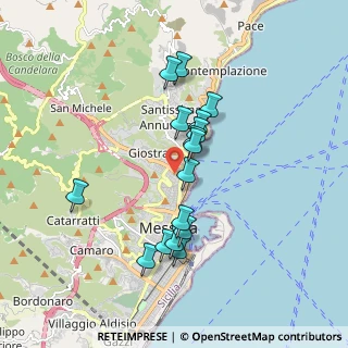 Mappa Via P.to Salvo, 98121 Messina ME, Italia (1.75125)