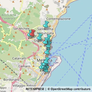 Mappa Via P.to Salvo, 98121 Messina ME, Italia (1.63538)