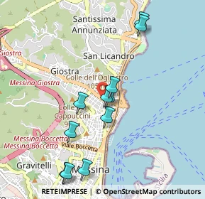 Mappa Via Antonio Canova, 98121 Messina ME, Italia (1.07727)