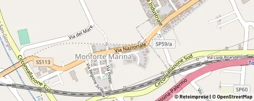 Mappa Monforte San Giorgio