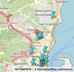 Mappa Via Michelangelo Rizzo, 98121 Messina ME, Italia (1.25462)