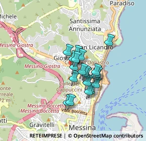 Mappa Via Michelangelo Rizzo, 98121 Messina ME, Italia (0.608)