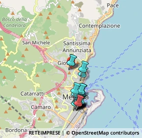 Mappa Via Michelangelo Rizzo, 98121 Messina ME, Italia (1.966)