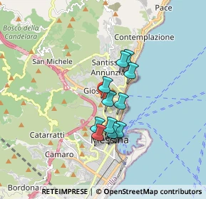 Mappa Via Michelangelo Rizzo, 98121 Messina ME, Italia (1.39)