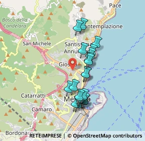 Mappa Via Michelangelo Rizzo, 98121 Messina ME, Italia (1.701)