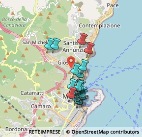 Mappa Via Michelangelo Rizzo, 98121 Messina ME, Italia (1.6985)