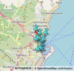 Mappa Via Michelangelo Rizzo, 98121 Messina ME, Italia (1.1625)