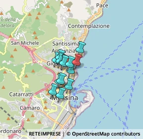 Mappa Rione Ogliastri, 98121 Messina ME, Italia (1.04357)
