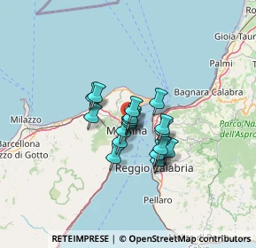 Mappa Rione Ogliastri, 98121 Messina ME, Italia (9.292)