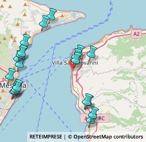 Mappa Via Salvatore Quasimodo, 89018 Villa San Giovanni RC, Italia (5.5785)