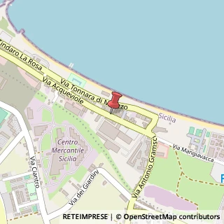 Mappa Via Acqueviole, 133, 98057 Milazzo, Messina (Sicilia)