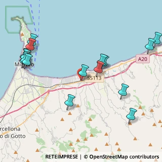 Mappa Via Antonello da Messina, 98042 Pace del Mela ME, Italia (5.70375)