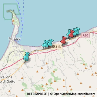 Mappa Via Antonello da Messina, 98042 Pace del Mela ME, Italia (3.53833)