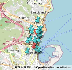Mappa Via Nina da Messina, 98121 Messina ME, Italia (0.588)