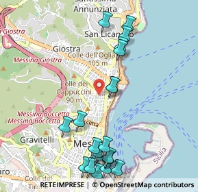 Mappa Via Nina da Messina, 98121 Messina ME, Italia (1.334)