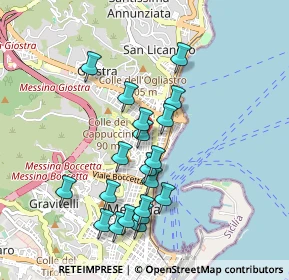 Mappa Via Nina da Messina, 98121 Messina ME, Italia (0.9775)