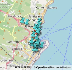 Mappa Via Nina da Messina, 98121 Messina ME, Italia (1.231)
