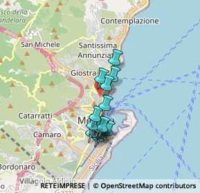 Mappa Via Nina da Messina, 98121 Messina ME, Italia (1.50688)