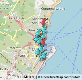 Mappa Via Nina da Messina, 98121 Messina ME, Italia (1.13455)
