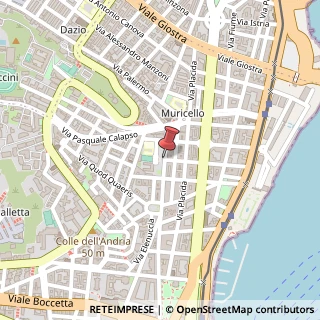 Mappa Via Monsignore Letterio D'Arrigo,  70, 98121 Messina, Messina (Sicilia)