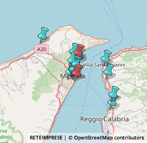 Mappa Via Nina da Messina, 98121 Messina ME, Italia (4.51667)