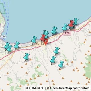 Mappa Via XXI Ottobre, 98040 Torregrotta ME, Italia (4.531)