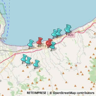 Mappa Via XXI Ottobre, 98043 Torregrotta ME, Italia (3.39364)