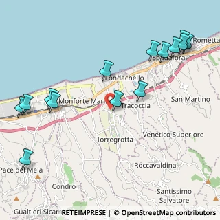 Mappa Via XXI Ottobre, 98043 Torregrotta ME, Italia (2.96714)