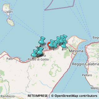 Mappa Campagna, 98042 Pace del Mela ME, Italia (8.80357)