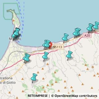 Mappa Via Palmiro Togliatti, 98042 Pace del Mela ME, Italia (5.67278)