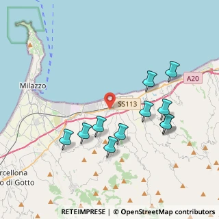 Mappa Via Palmiro Togliatti, 98042 Pace del Mela ME, Italia (4.28091)