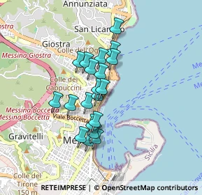 Mappa Via Caio Domenico Gallo, 98121 Messina ME, Italia (0.7285)