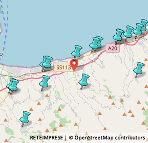 Mappa Via Crocieri, 98043 Torregrotta ME, Italia (5.56688)