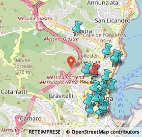 Mappa Via cap spoto, 98122 Messina ME, Italia (1.241)