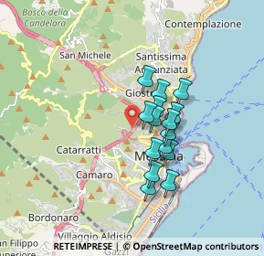 Mappa Via cap spoto, 98122 Messina ME, Italia (1.38667)