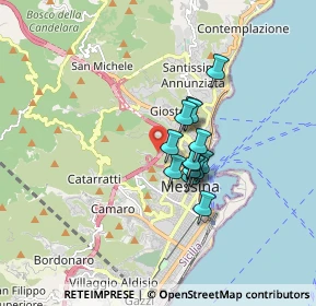 Mappa Via cap spoto, 98122 Messina ME, Italia (1.225)