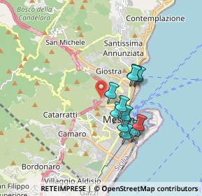 Mappa Via cap spoto, 98122 Messina ME, Italia (1.56455)