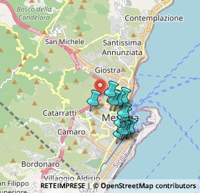 Mappa Via cap spoto, 98122 Messina ME, Italia (1.46)