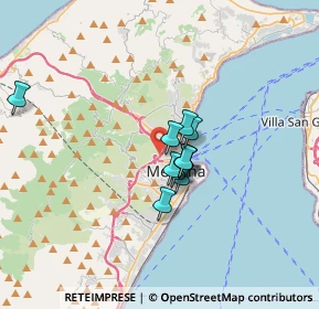Mappa Via cap spoto, 98122 Messina ME, Italia (2.4)