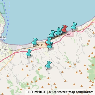 Mappa Via Crocieri, 98040 Torregrotta ME, Italia (2.89846)
