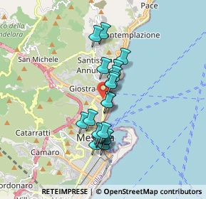 Mappa Piazza Ettore Castronovo, 98121 Messina ME, Italia (1.523)