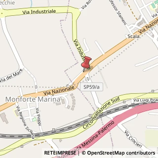 Mappa Via Nazionale, 33 bis, 98040 Torregrotta, Messina (Sicilia)
